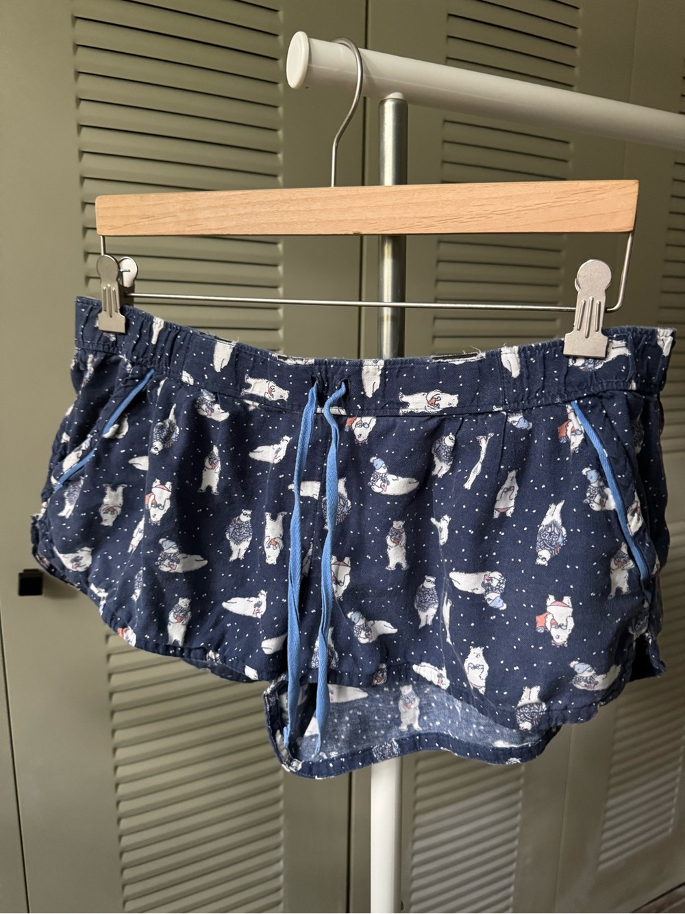 Aerie Polar Bear Cotton Pyjama Shorts